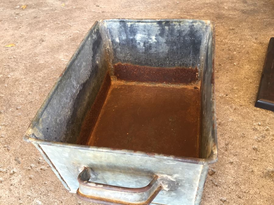 Antique Ship Captain's Ornate Chamber Pot Commode On Casters From Mid 1800's Must See [Photo 14]