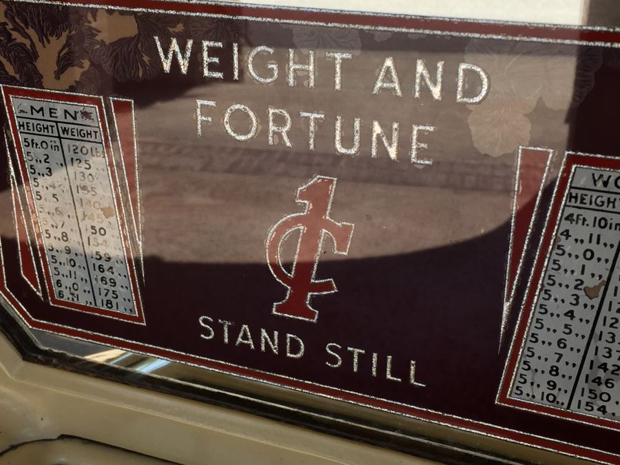 Original 1930's Penny Fortune Scale From Watling Scale Co. Chicago Ill Working Coin-Op Great Condition [Photo 6]