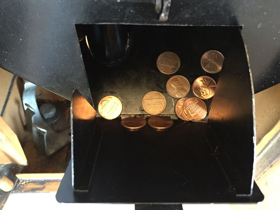 Original 1930's Penny Fortune Scale From Watling Scale Co. Chicago Ill Working Coin-Op Great Condition [Photo 29]
