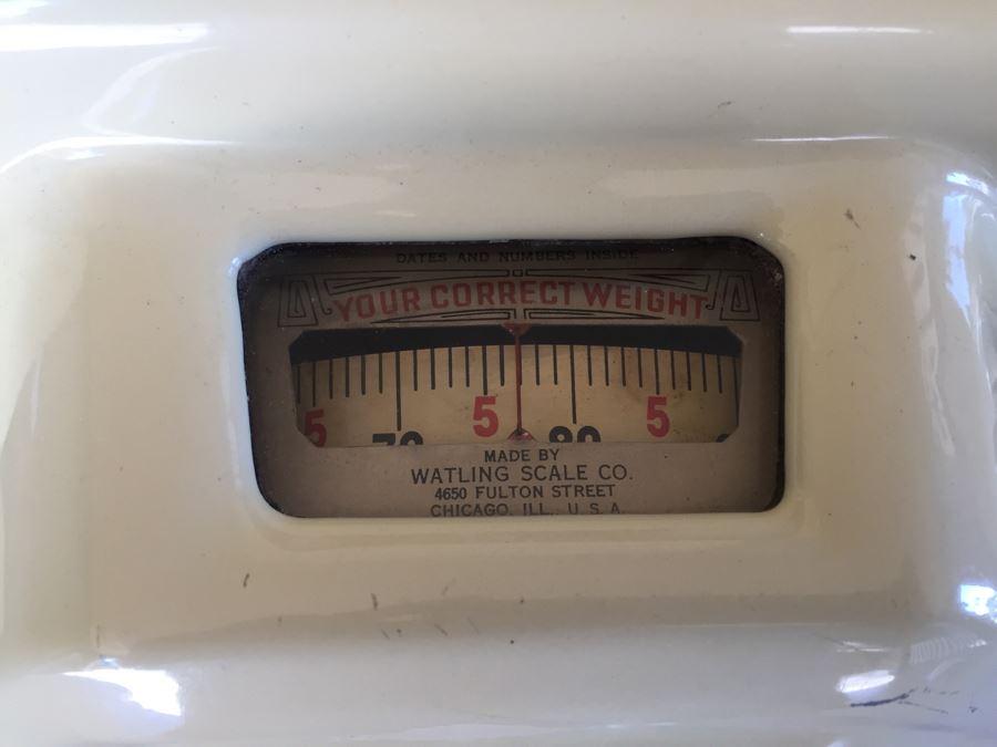 Original 1930's Penny Fortune Scale From Watling Scale Co. Chicago Ill Working Coin-Op Great Condition [Photo 11]