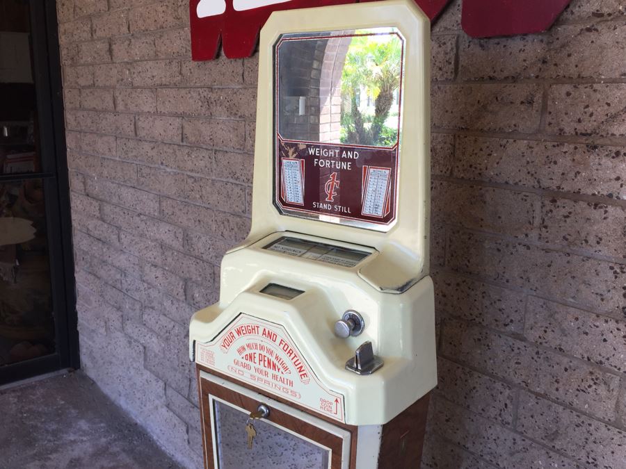 Original 1930's Penny Fortune Scale From Watling Scale Co. Chicago Ill Working Coin-Op Great Condition [Photo 17]
