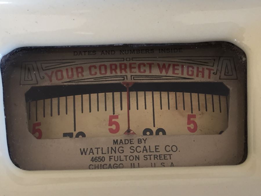 Original 1930's Penny Fortune Scale From Watling Scale Co. Chicago Ill Working Coin-Op Great Condition [Photo 12]