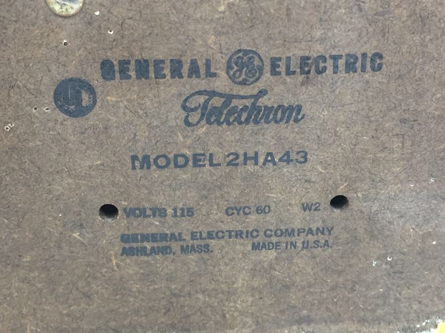 Like New Red Art Decco General Electric Telechron Working Wall Clock Model 2HA43 [Photo 4]