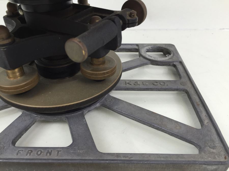 Vintage 1942 Keuffel & Esser Co. Engineer's Transit No. 5060F Used For Surveying In Great Condition [Photo 10]