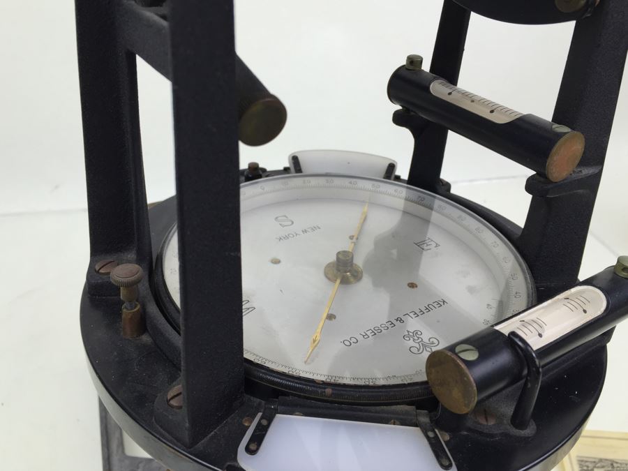 Vintage 1942 Keuffel & Esser Co. Engineer's Transit No. 5060F Used For Surveying In Great Condition [Photo 39]