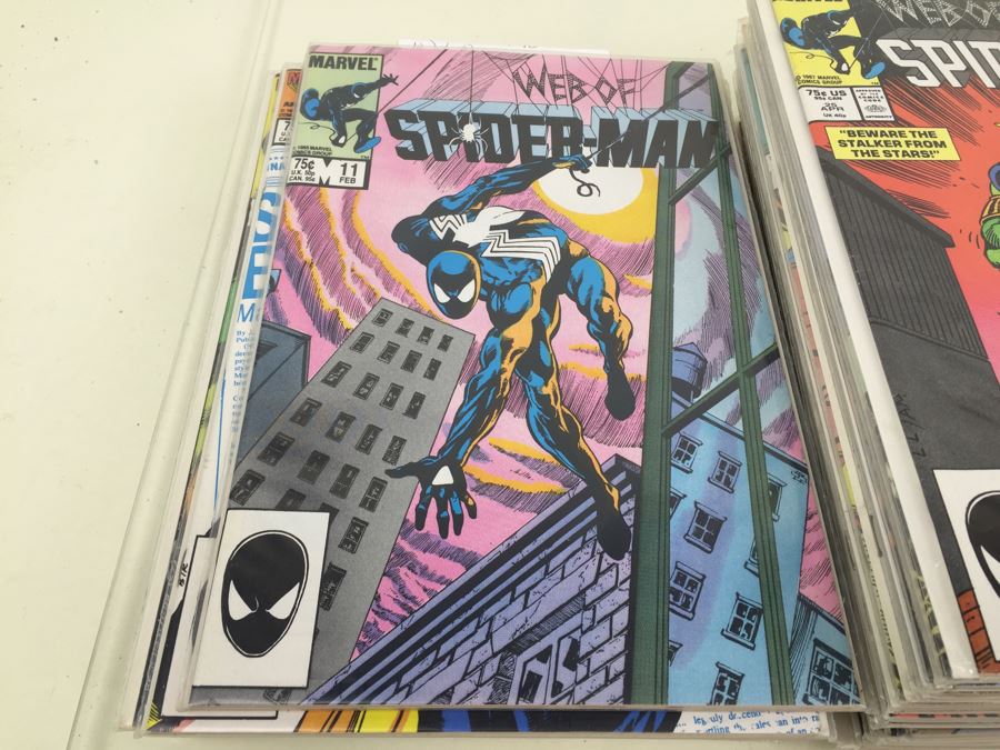 Short Box Of Bagged Comics Mainly Web Of Spider-Man [Photo 16]