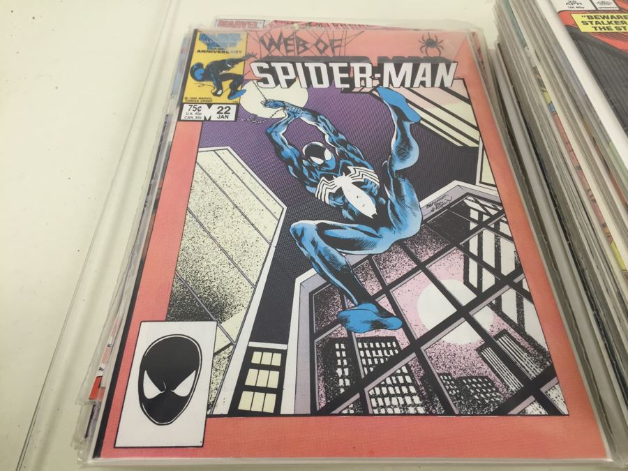 Short Box Of Bagged Comics Mainly Web Of Spider-Man [Photo 26]