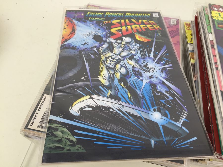 Short Box Of Bagged Comics Various Titles Some Signed Comic Books [Photo 11]