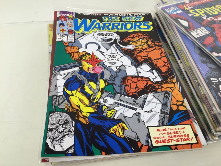 Short Box Of Bagged Comics Various Titles Some Signed Comic Books [Photo 22]