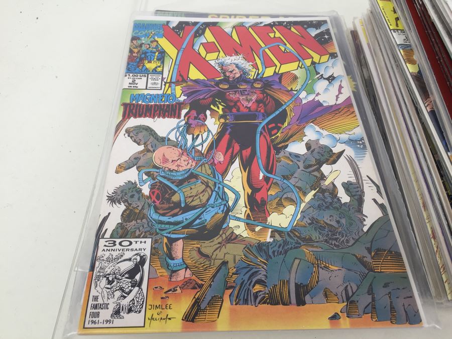 Short Box Of Bagged Comics Various Titles Some Signed Comic Books [Photo 18]