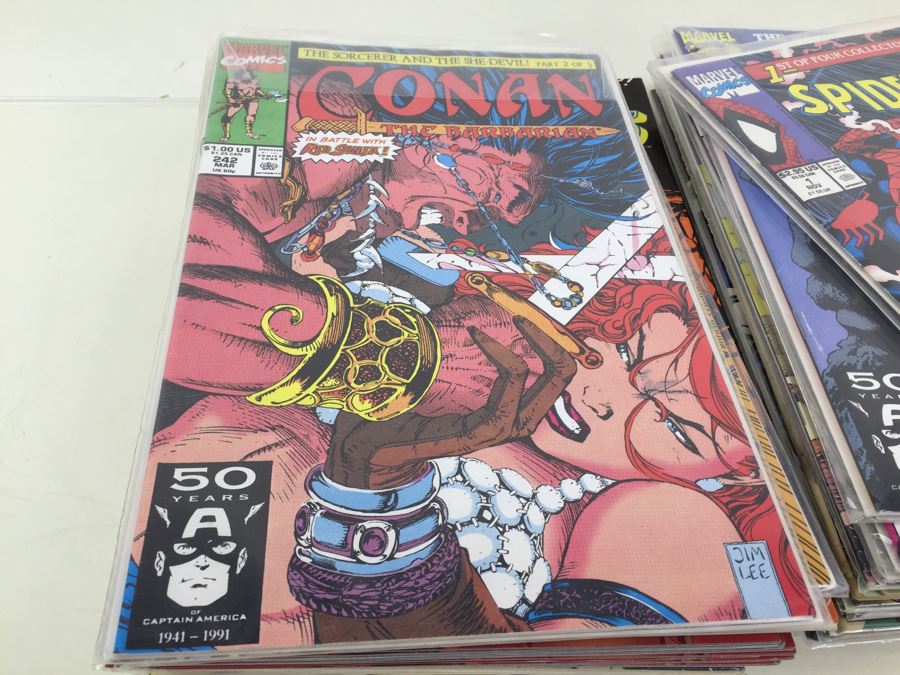 Short Box Of Bagged Comics Various Titles Some Signed Comic Books [Photo 21]