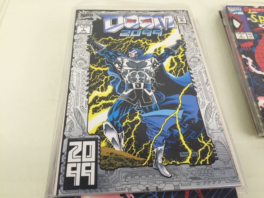 Short Box Of Bagged Comics Various Titles Some Signed Comic Books [Photo 34]