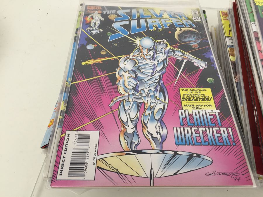 Short Box Of Bagged Comics Various Titles Some Signed Comic Books [Photo 13]