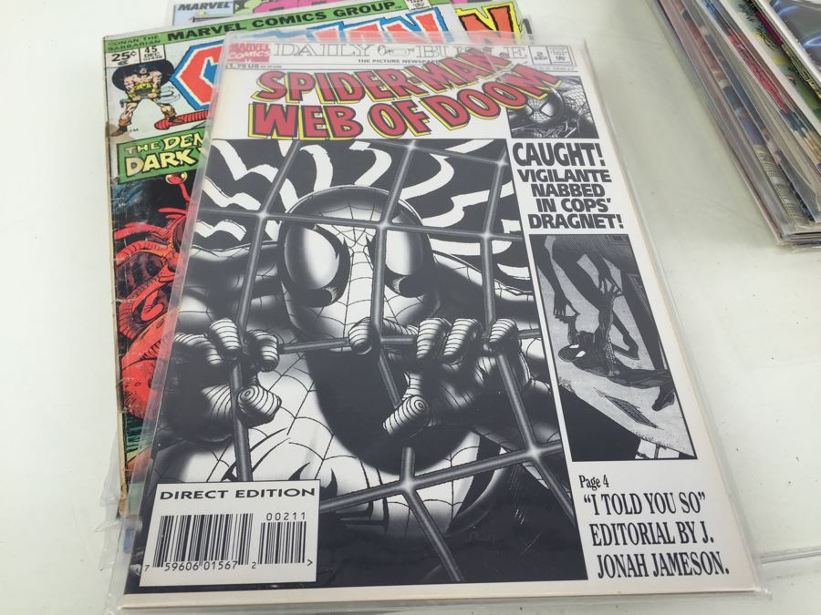 Short Box Of Bagged Comics Various Titles Some Signed Comic Books [Photo 31]