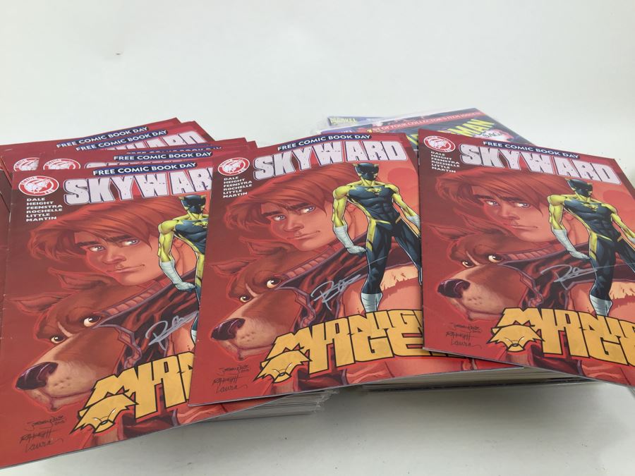 Short Box Of Bagged Comics Various Titles Some Signed Comic Books [Photo 23]