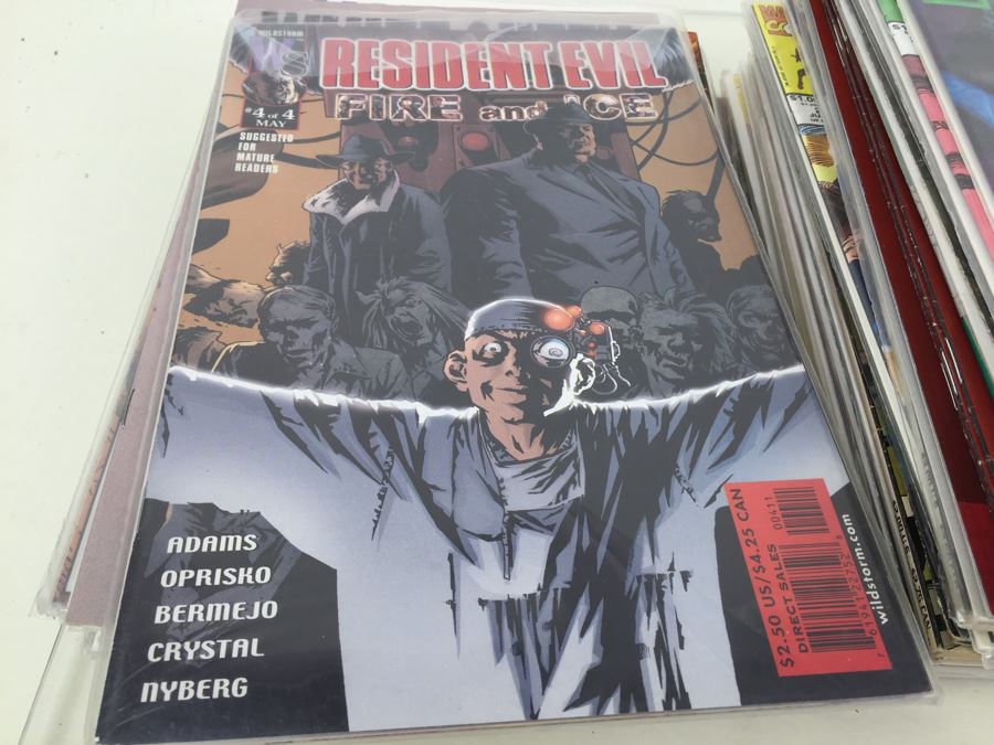 Short Box Of Bagged Comics Various Titles Some Signed Comic Books [Photo 15]