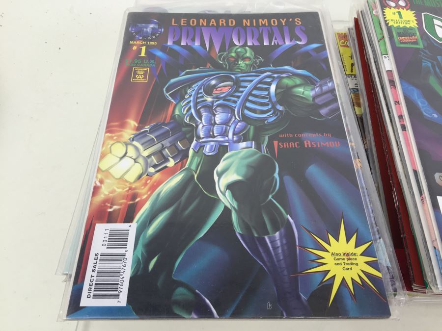 Short Box Of Bagged Comics Various Titles Some Signed Comic Books [Photo 8]