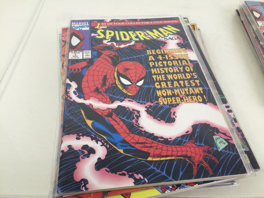 Short Box Of Bagged Comics Various Titles Some Signed Comic Books [Photo 33]