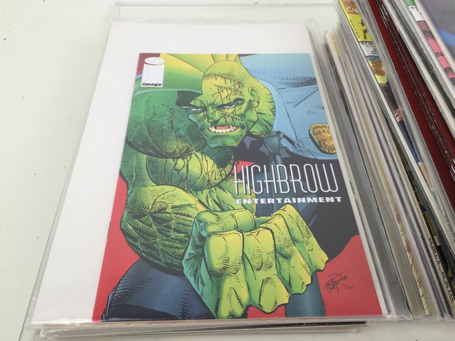 Short Box Of Bagged Comics Various Titles Some Signed Comic Books [Photo 17]