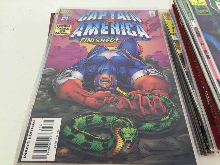 Short Box Of Bagged Comics Various Titles Some Signed Comic Books [Photo 12]