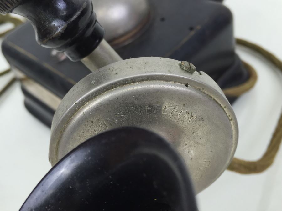 Antique Late 1800's Danish European Bell Ringer Telephone KJobenhavns Telefon [Photo 16]