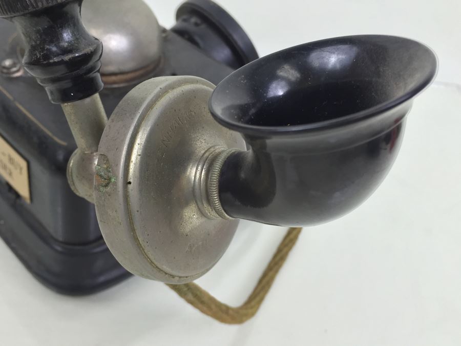 Antique Late 1800's Danish European Bell Ringer Telephone KJobenhavns Telefon [Photo 13]