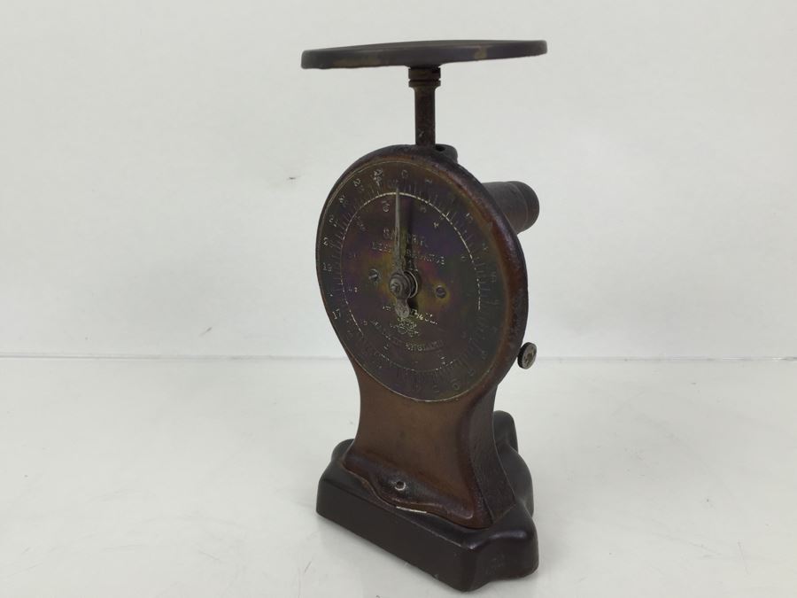 Vintage SALTER Letter Balance Scale No. 11 Heavy Cast Iron Made In England [Photo 7]