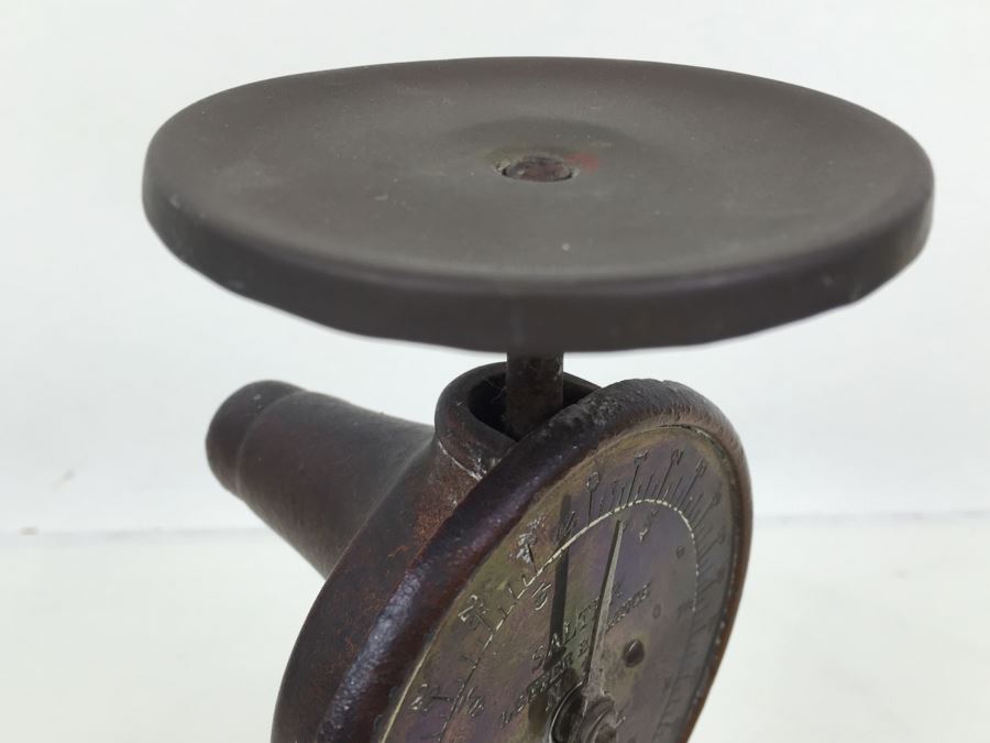 Vintage SALTER Letter Balance Scale No. 11 Heavy Cast Iron Made In England [Photo 11]