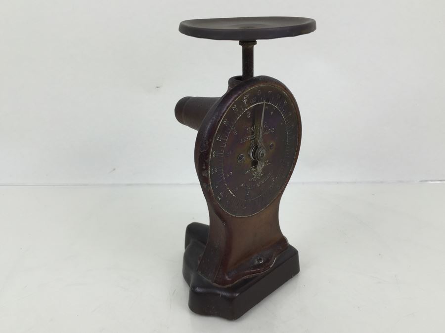 Vintage SALTER Letter Balance Scale No. 11 Heavy Cast Iron Made In England [Photo 10]
