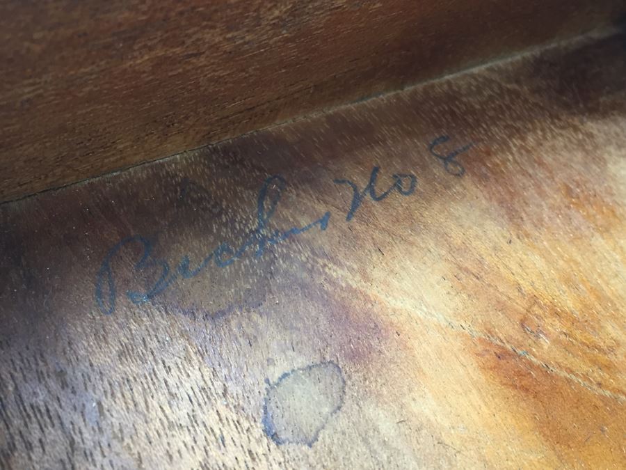 Large Antique Late 1800's Becker & Sons Apothecary Scale Excellent Condition Inside Wooden Case With Glass Panels Has Drawer And Weights Rotterdam, Netherlands [Photo 19]