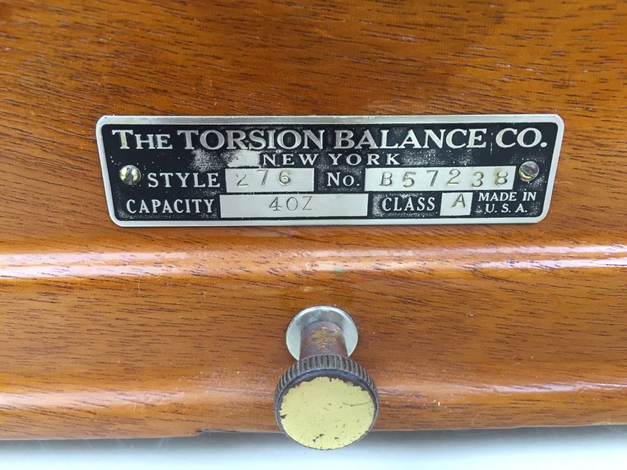 Large Vintage Apothecary Scale The Torsion Balance Co. Scale Style 276 No. B57238 In Excellent Condition [Photo 3]