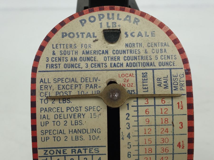 Vintage 1930's Popular 1lb Postal Scale [Photo 4]