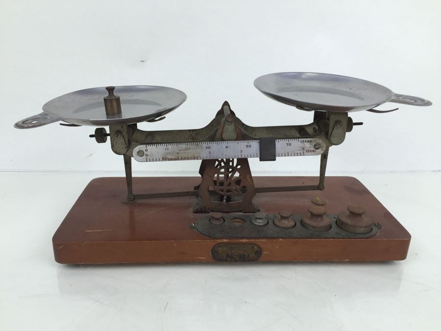 Vintage Eastman Kodak Studio Scale For Photographic Purposes With Weights [Photo 5]