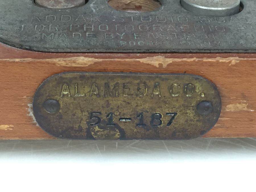 Vintage Eastman Kodak Studio Scale For Photographic Purposes With Weights [Photo 6]
