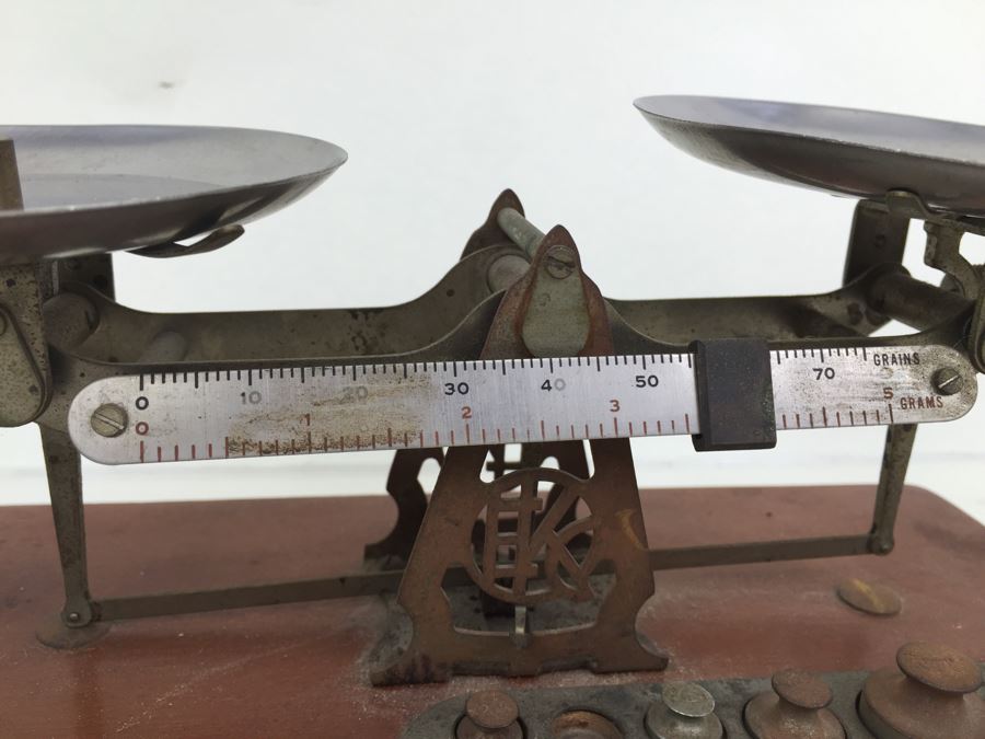 Vintage Eastman Kodak Studio Scale For Photographic Purposes With Weights [Photo 16]