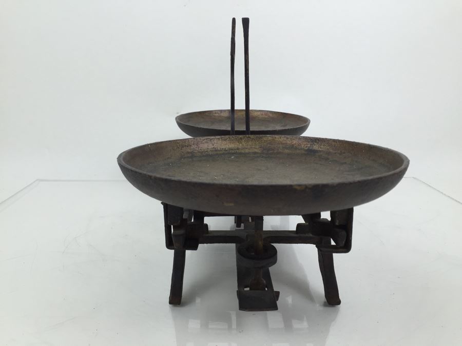 Vintage Cast Iron Balance Scale Marked 5K K K Patent [Photo 9]