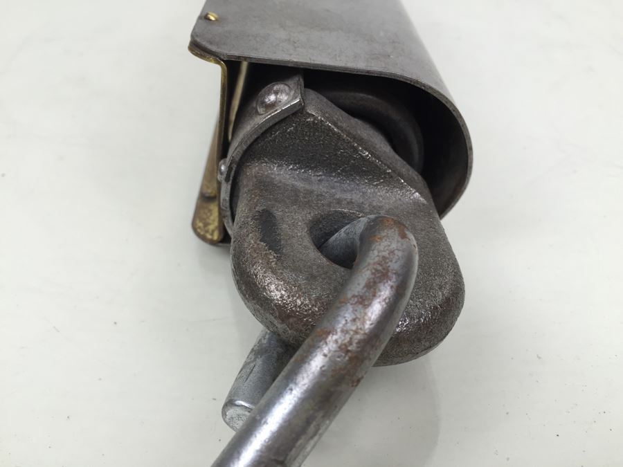 Large Industrial Brass Chatillon 500LBS Hanging Scale Type 160 New York In Excellent Condition Like New [Photo 11]