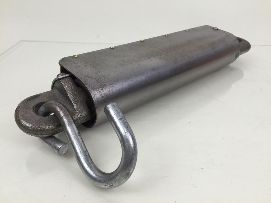 Large Industrial Brass Chatillon 500LBS Hanging Scale Type 160 New York In Excellent Condition Like New [Photo 12]