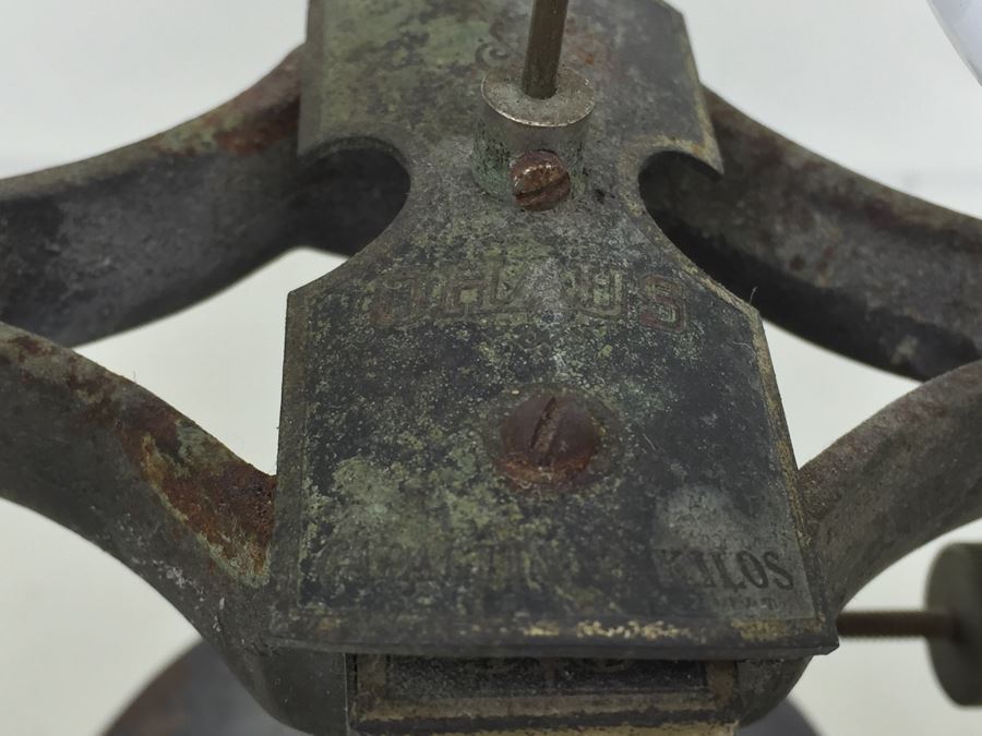 Vintage OHAUS Scale Newark Scale Works, Newark, NJ Capacity 2 Kilos [Photo 8]