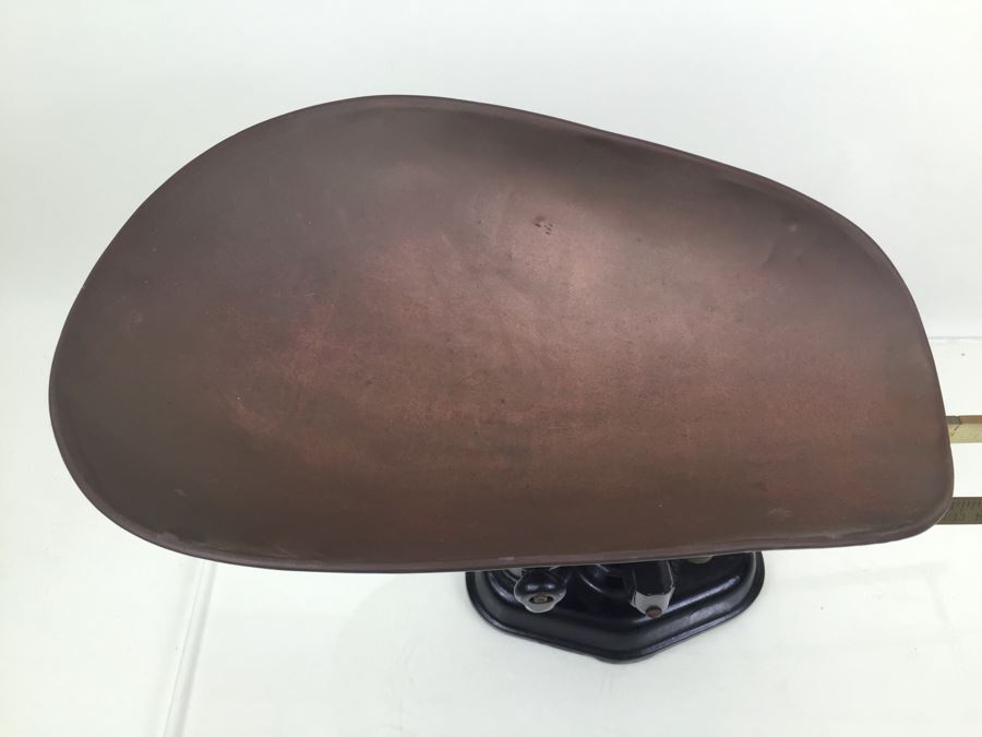 Vintage Fairbanks Scale Cast Iron And Brass Candy Store Produce Grain Scale [Photo 10]