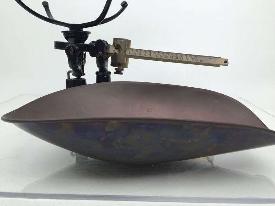 Vintage Fairbanks Scale Cast Iron And Brass Candy Store Produce Grain Scale [Photo 12]