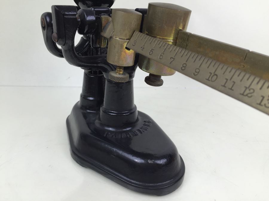 Vintage Fairbanks Scale Cast Iron And Brass Candy Store Produce Grain Scale [Photo 13]