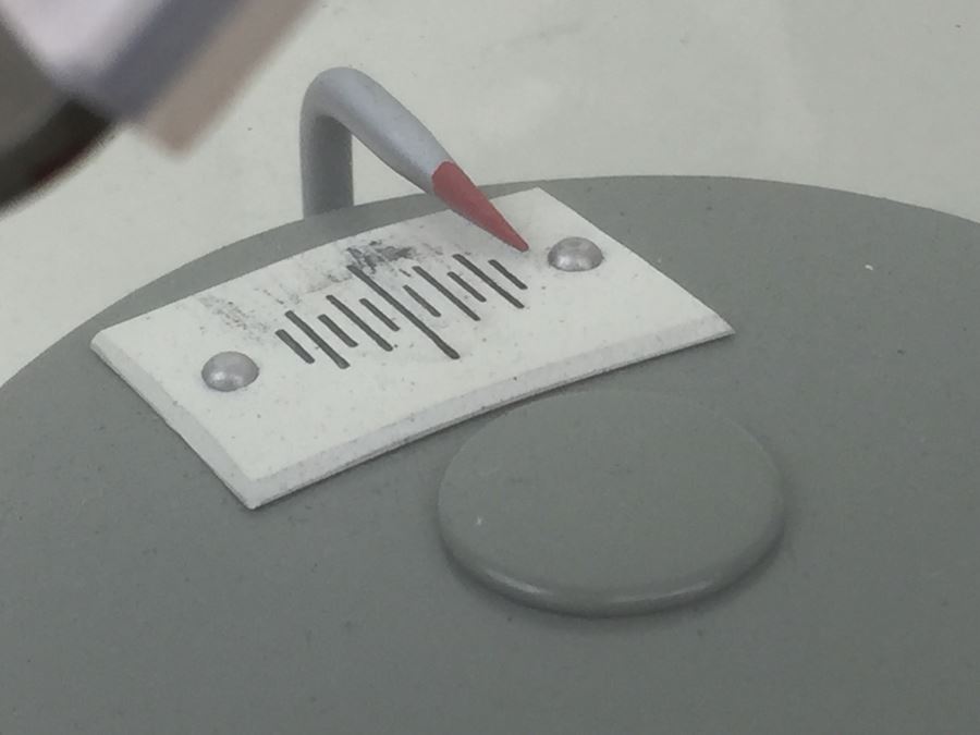 Vintage Apothecary Torsion Balance Scale From The Torsion Balance Co. Model IL 1 Heavy Cast Iron With Thick Glass Panels Excellent Condition [Photo 13]