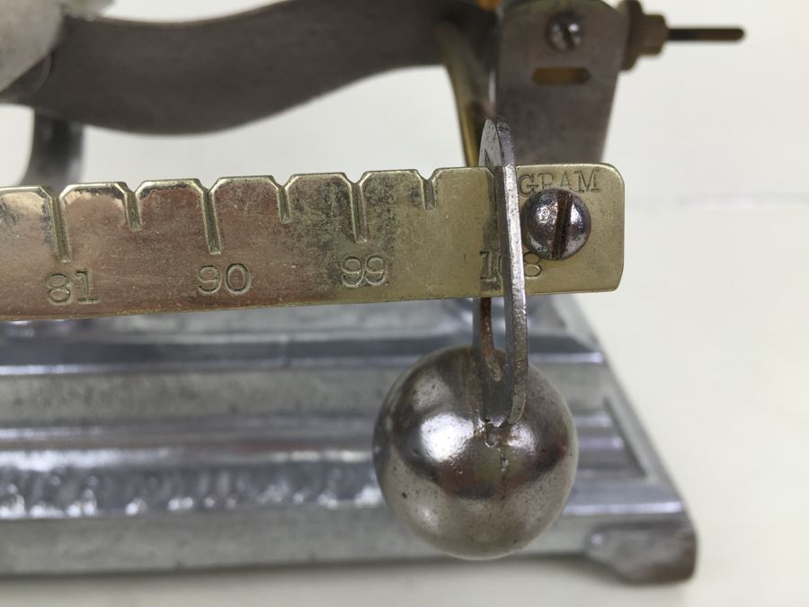 Rare Vintage Henry Troemner Cream Testing Scale Agate Bearings Excellent Condition [Photo 9]