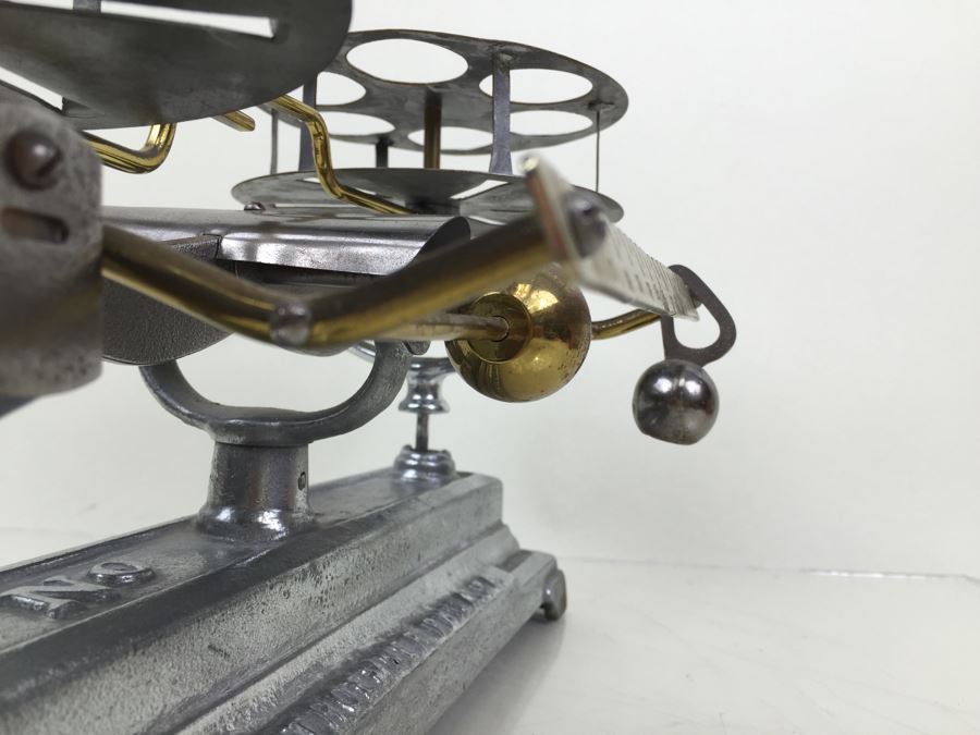 Rare Vintage Henry Troemner Cream Testing Scale Agate Bearings Excellent Condition [Photo 17]