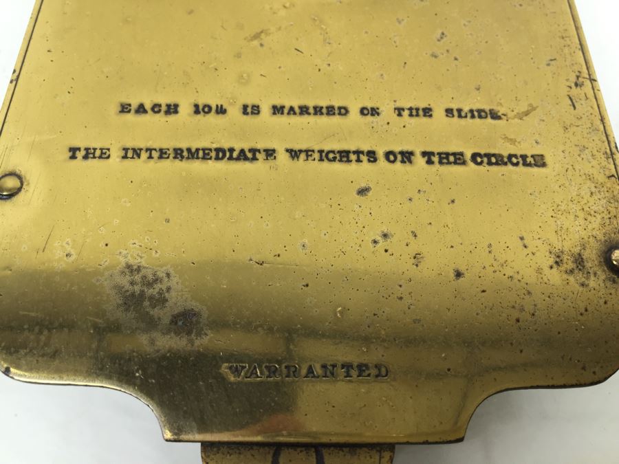 Salter's Improved Circular Spring Balance Scale Hanging Great Condition [Photo 5]