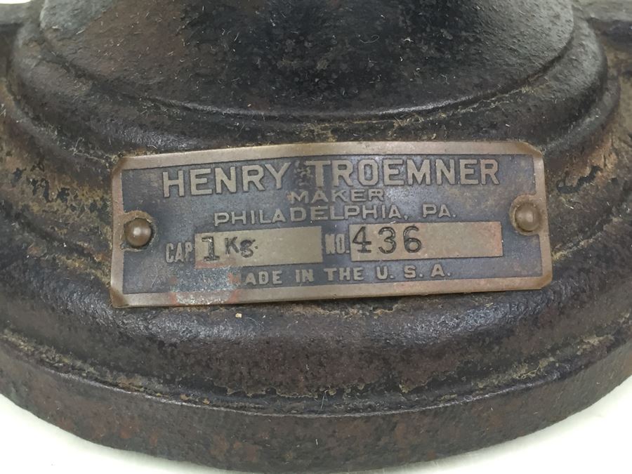 Vintage Apothecary Victorian No. 4 Scale Henry Troemner Philadelphia PA [Photo 6]