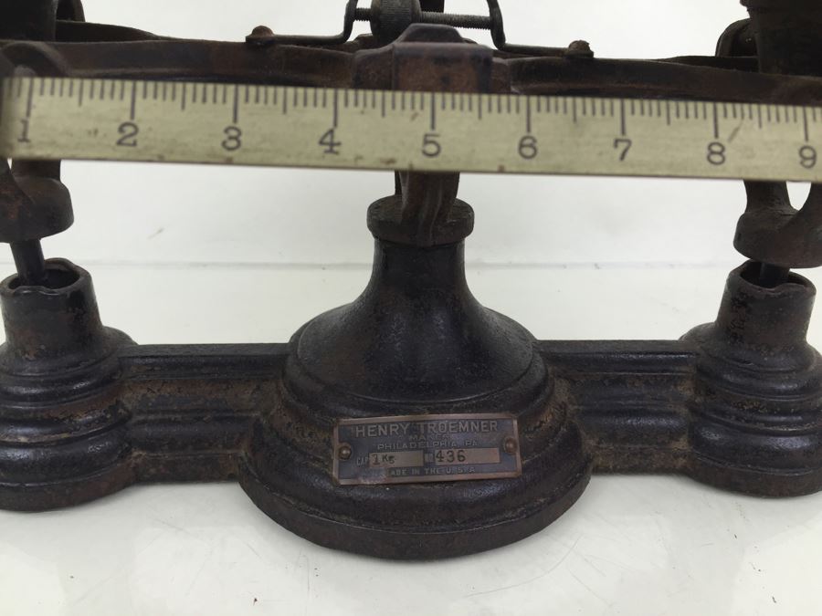 Vintage Apothecary Victorian No. 4 Scale Henry Troemner Philadelphia PA [Photo 5]