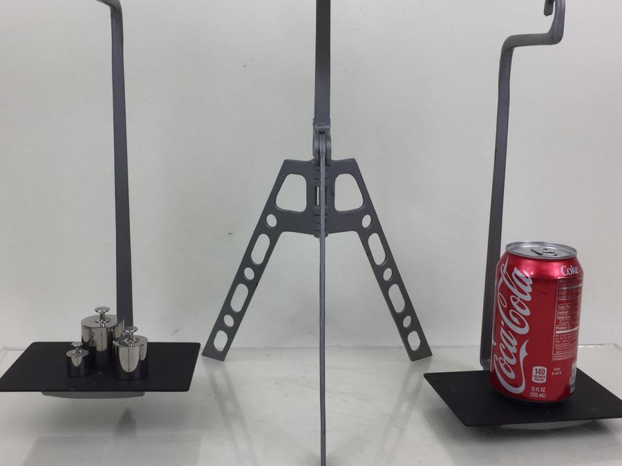 W & L E Gurley Traveling Balance Scale With Weights Troy New York Excellent Condition Collapsible Scale Patent 1913 [Photo 23]