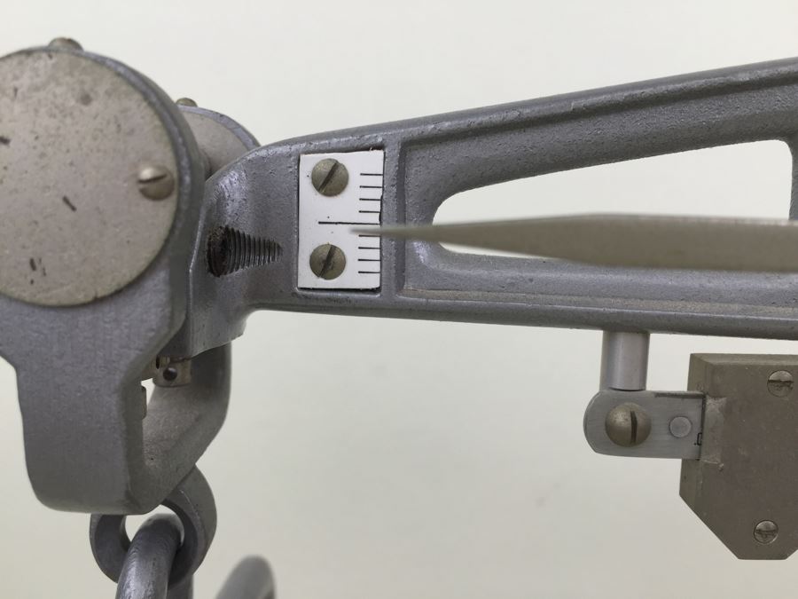 W & L E Gurley Traveling Balance Scale With Weights Troy New York Excellent Condition Collapsible Scale Patent 1913 [Photo 14]